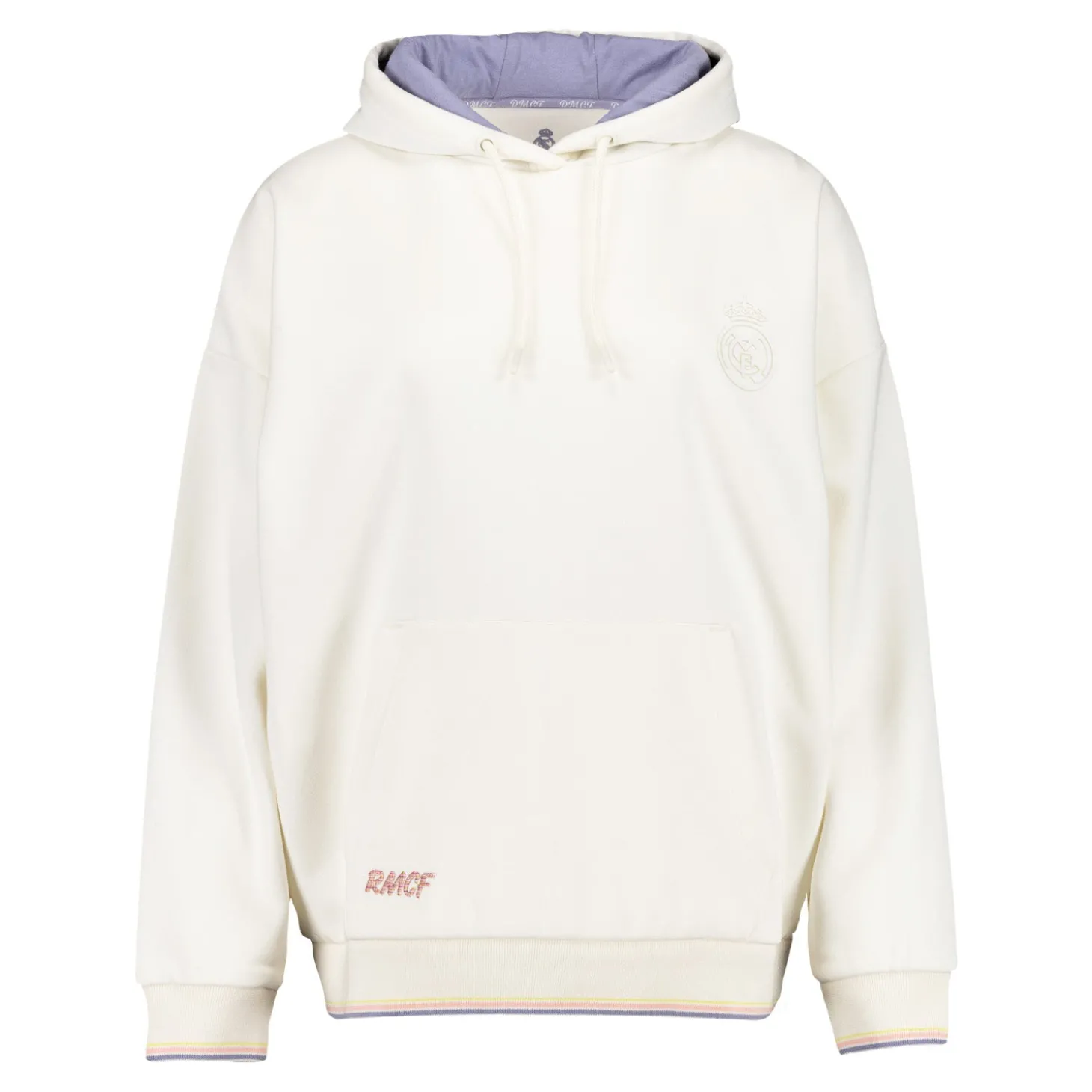 Femme Foundry Sweats^Sweat à Capuche Ladies Vintage Real Madrid Blanc Crème femmes