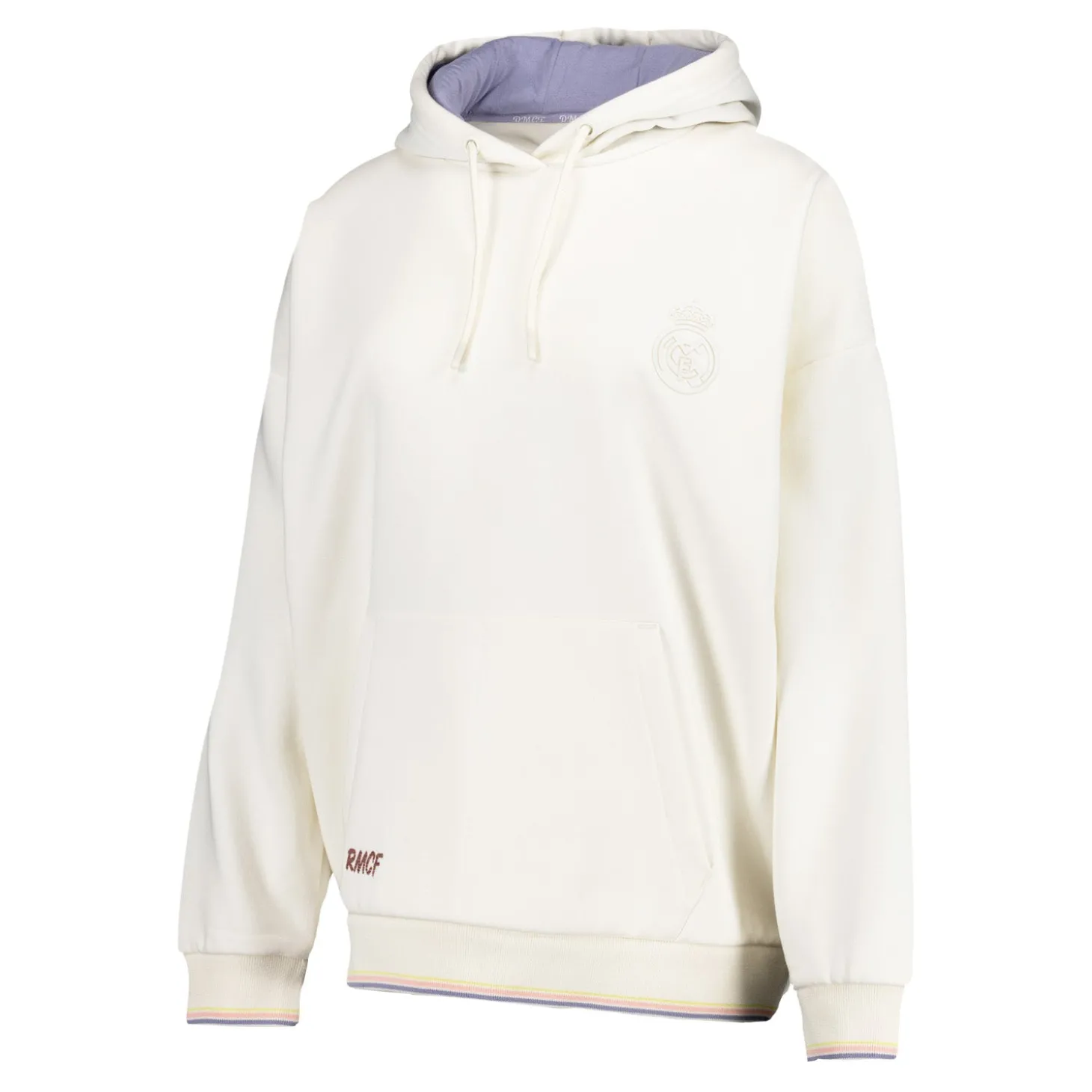 Femme Foundry Sweats^Sweat à Capuche Ladies Vintage Real Madrid Blanc Crème femmes