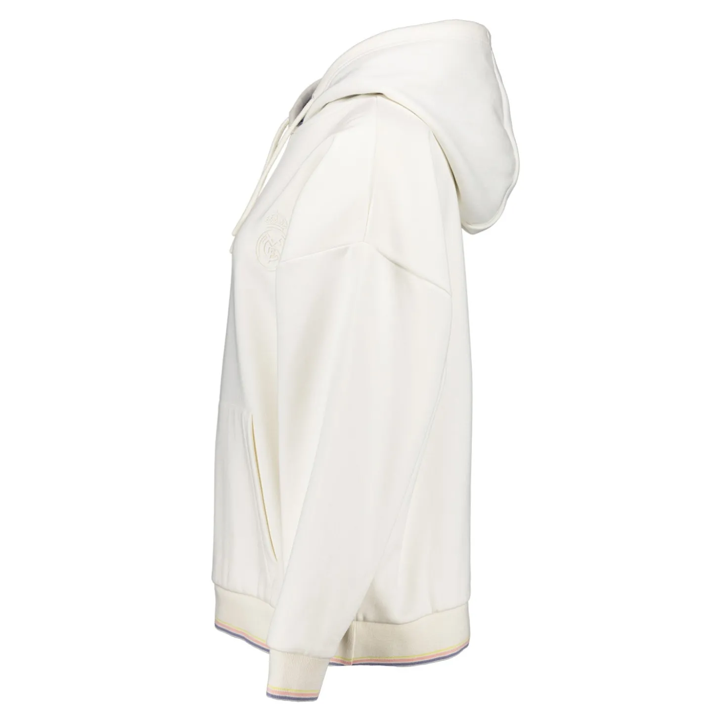 Femme Foundry Sweats^Sweat à Capuche Ladies Vintage Real Madrid Blanc Crème femmes