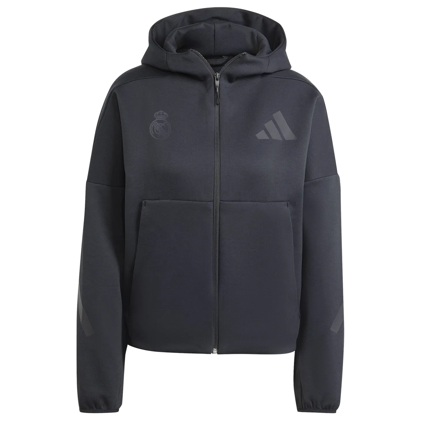 Femme Adidas España, S.A.U Survêtements|Vestes^Sweat à Capuche Zippé Badge Up adidas Noir femmes