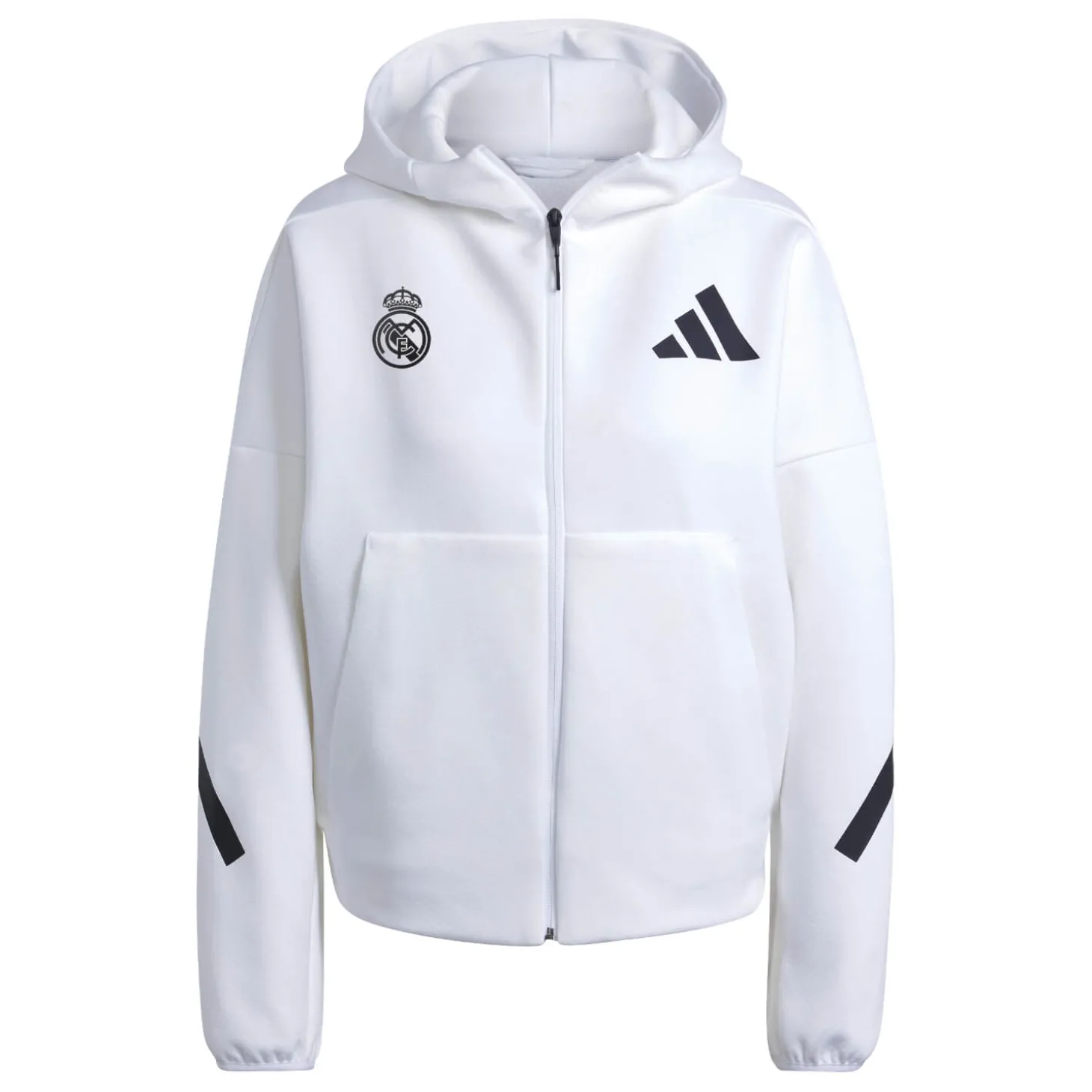 Femme Adidas España, S.A.U Survêtements|T-Shirts^Sweat à Capuche Zippé Badge Up adidas Blanc femmes