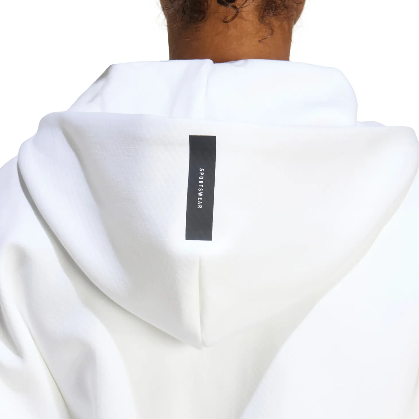 Femme Adidas España, S.A.U Survêtements|T-Shirts^Sweat à Capuche Zippé Badge Up adidas Blanc femmes