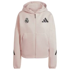 Femme Adidas España, S.A.U Vestes|Sweats^Sweat à Capuche Zippé Badge Up adidas Rose Clair femmes