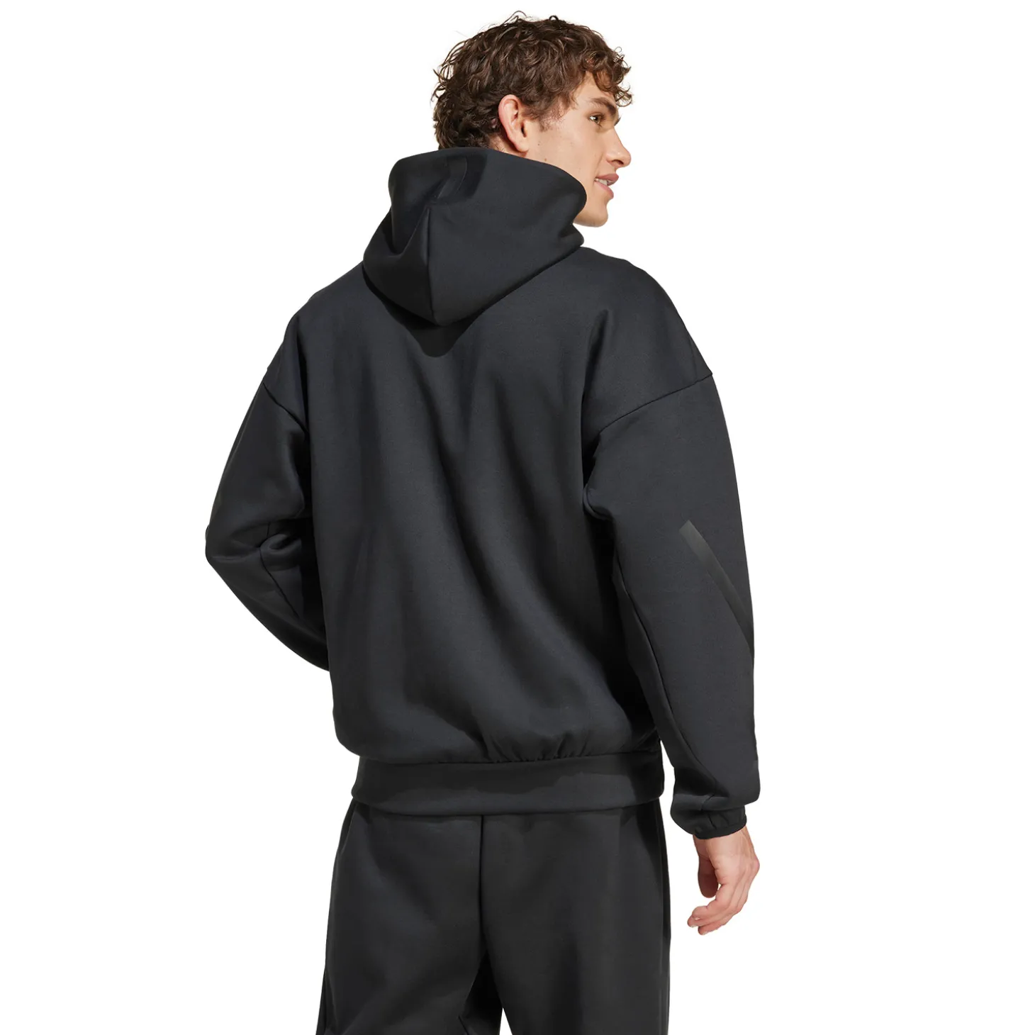 Homme Adidas España, S.A.U Sweats|Vestes^Sweat à Capuche Zippé Badge Up adidas Noir hommes