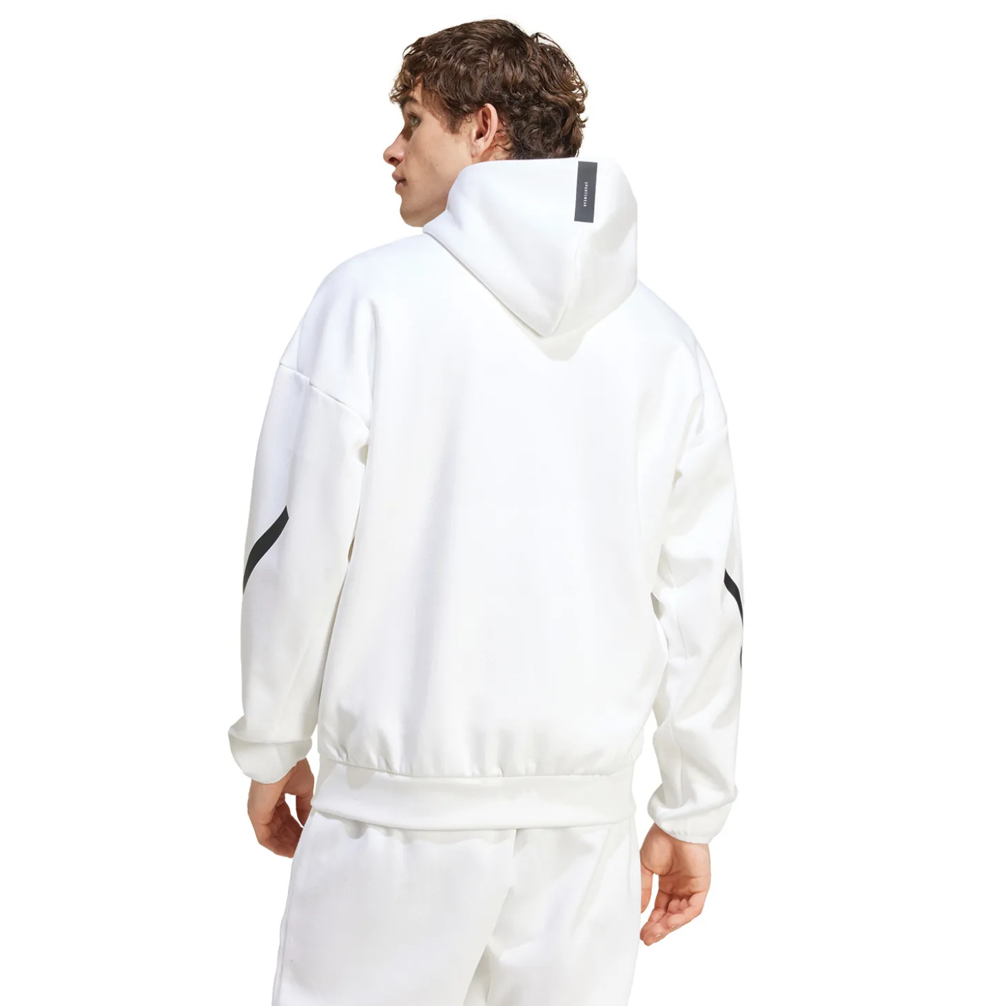 Homme Adidas España, S.A.U Vestes|Sweats^Sweat à Capuche Zippé Badge Up adidas Blanc enfants