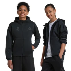 Enfant Adidas España, S.A.U Sweats|Vestes^Sweat à Capuche Zippé Badge Up adidas Noir/Noir enfants