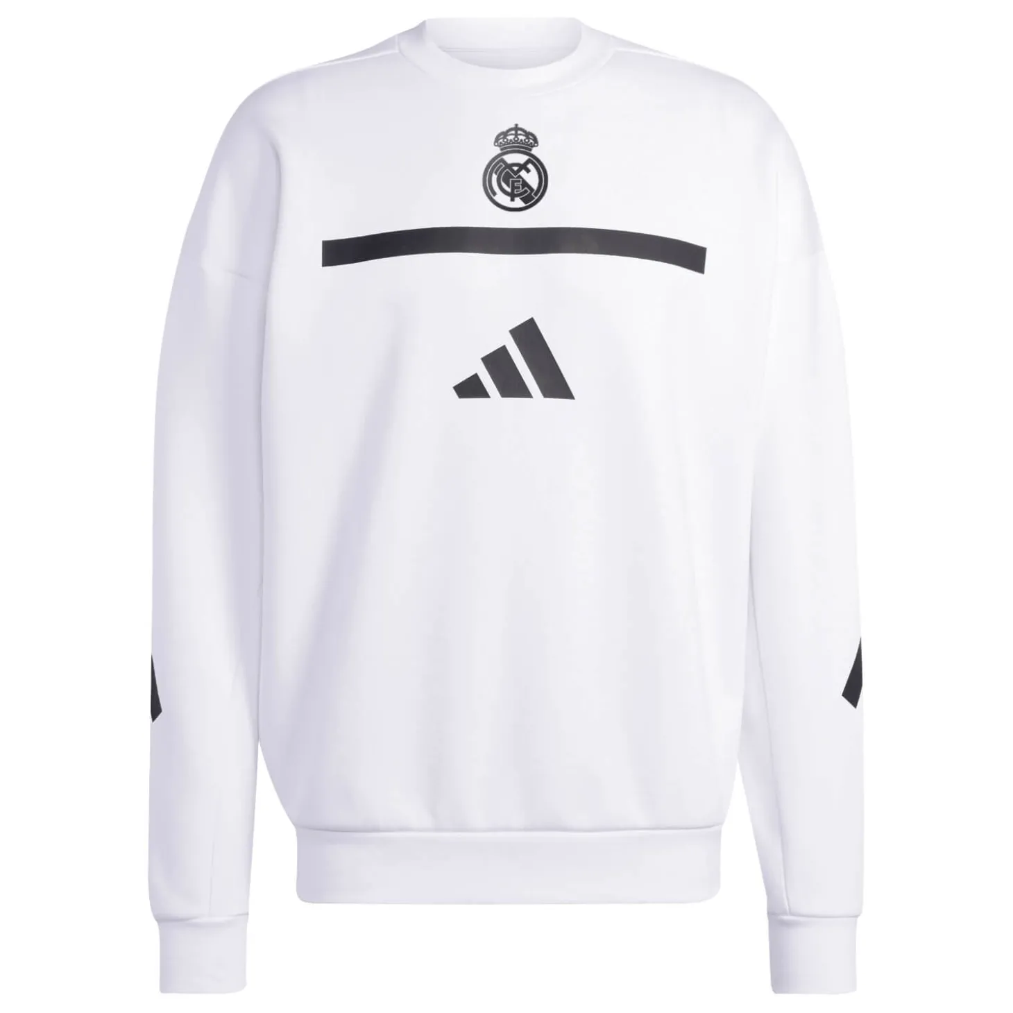Homme Adidas España, S.A.U Sweats|Sweats^Sweat Col Rond Badge Up adidas Blanc hommes