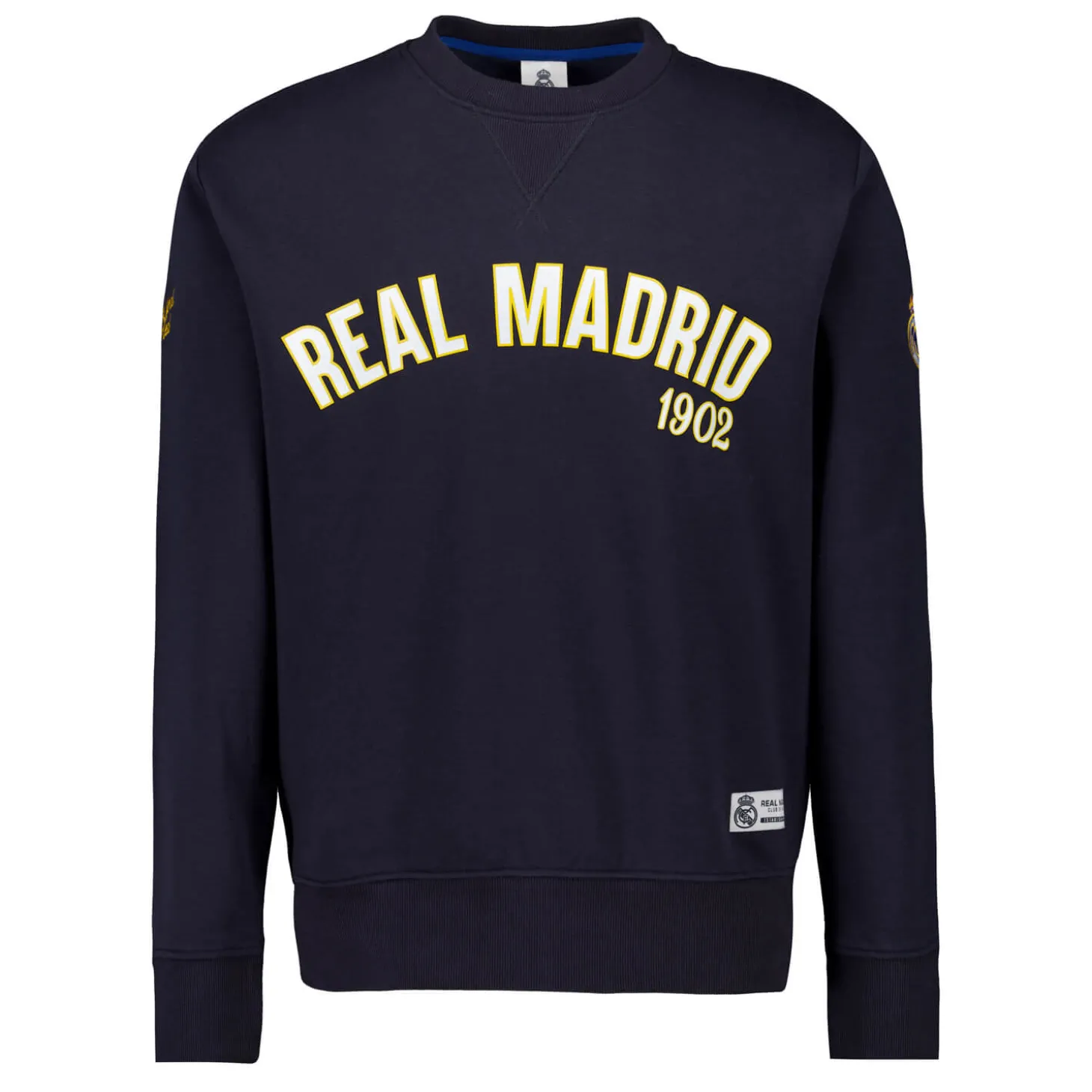 Homme MBA Solutions Sweats^Sweat Col Rond Baseball Real Madrid Bleu Marine hommes