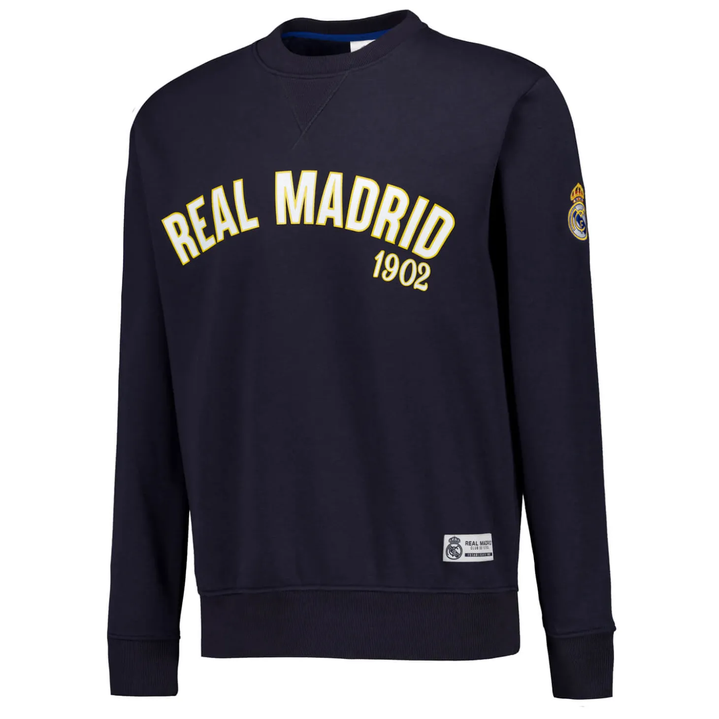 Homme MBA Solutions Sweats^Sweat Col Rond Baseball Real Madrid Bleu Marine hommes