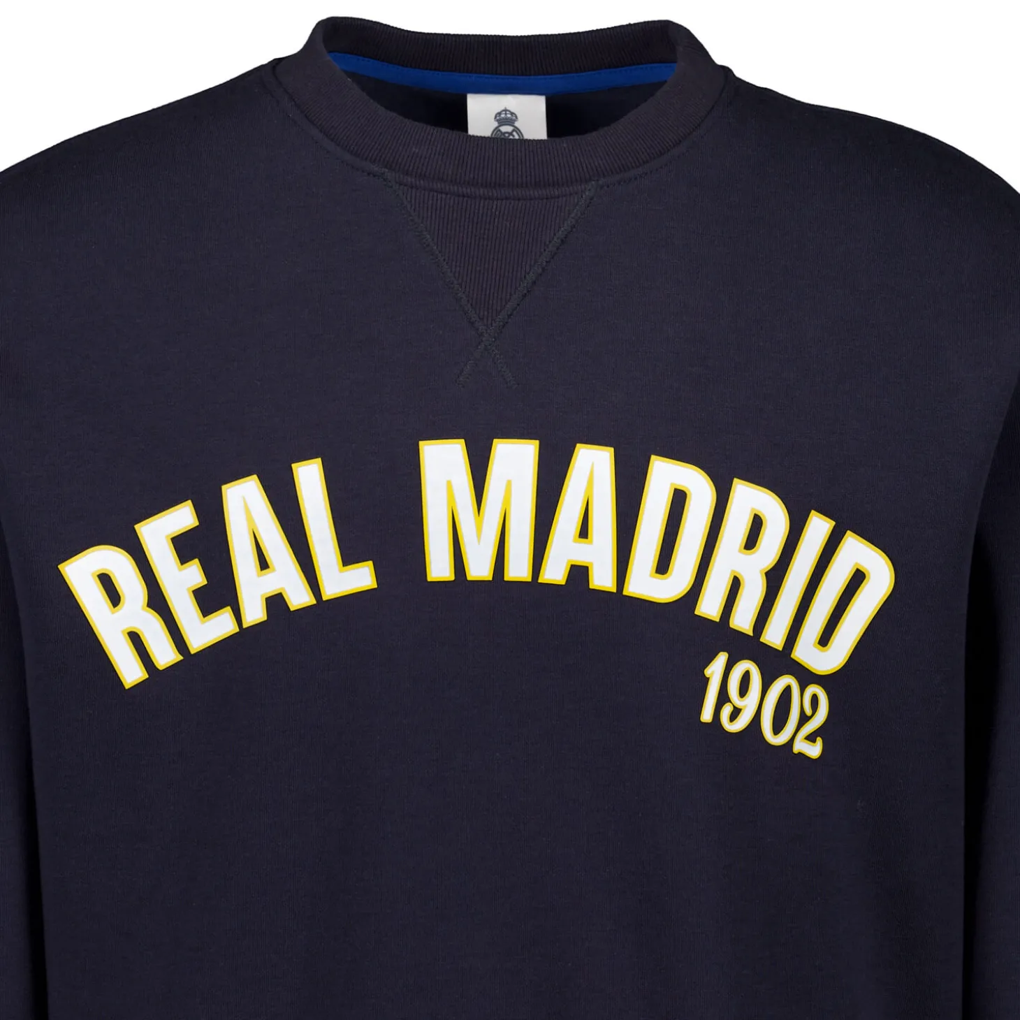 Homme MBA Solutions Sweats^Sweat Col Rond Baseball Real Madrid Bleu Marine hommes