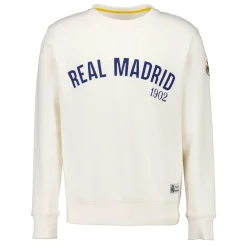 Homme MBA Solutions Sweats^Sweat Col Rond Baseball Real Madrid Blanc Cassé hommes