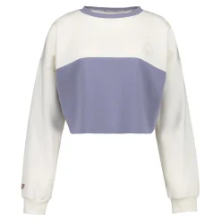 Femme Foundry Sweats^Sweat Crop Ladies Vintage Real Madrid Blanc Crème femmes