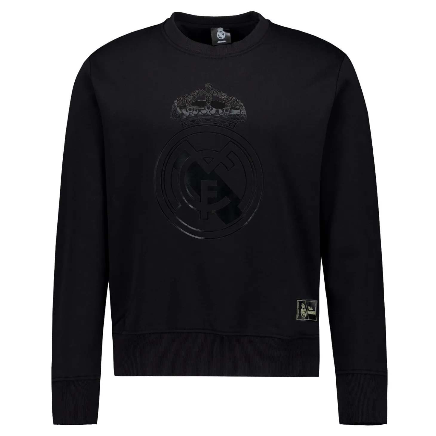 Homme MBA Solutions Sweats^Sweat Écusson Real Madrid Blackout Noir hommes