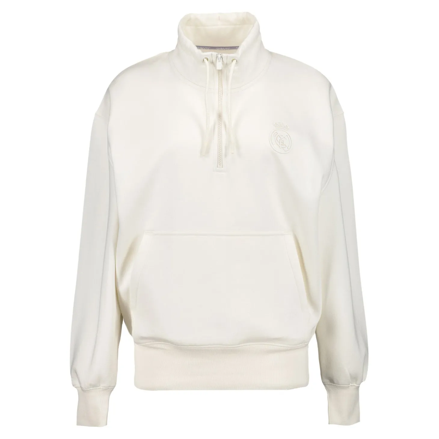 Femme Foundry Sweats^Sweat Zippé Ladies Vintage Real Madrid Blanc Crème femmes