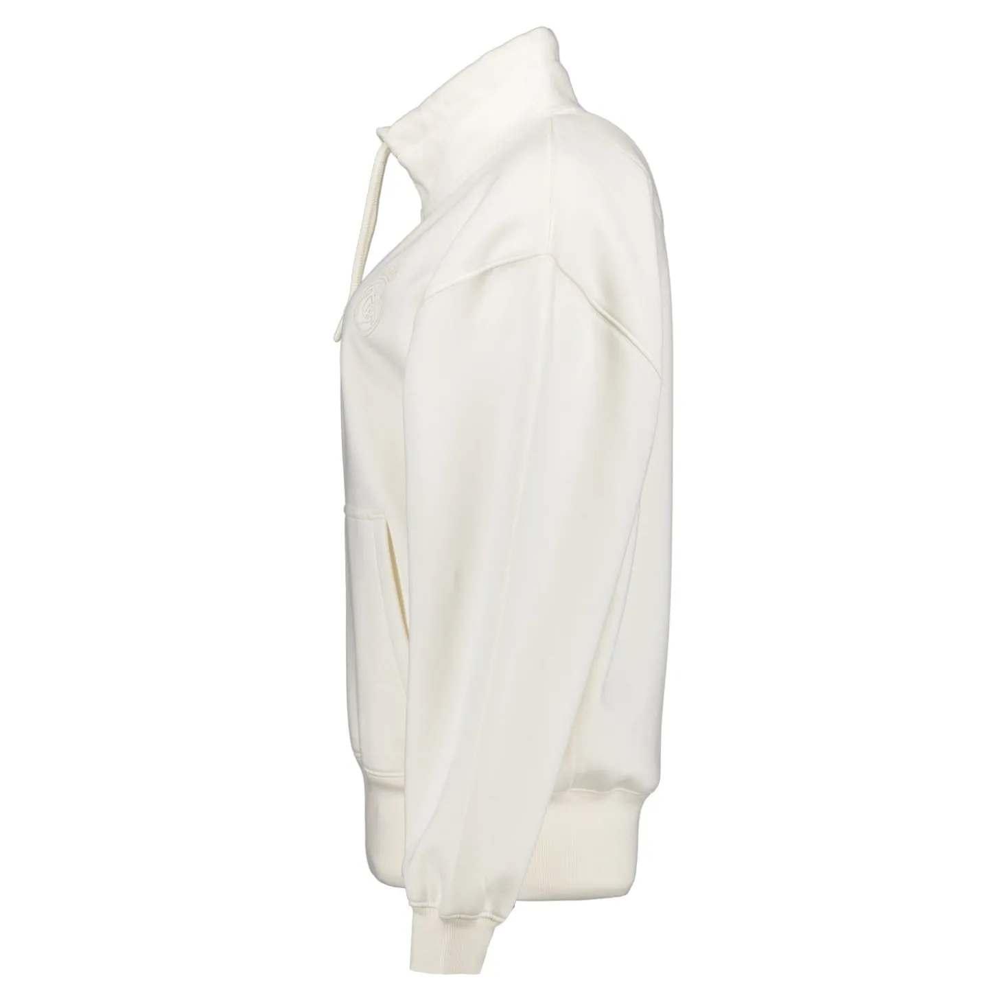 Femme Foundry Sweats^Sweat Zippé Ladies Vintage Real Madrid Blanc Crème femmes