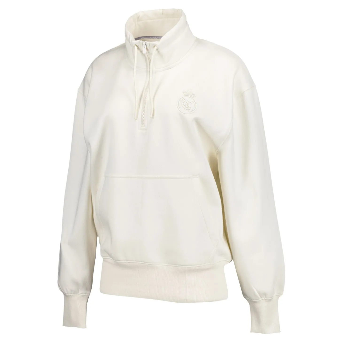 Femme Foundry Sweats^Sweat Zippé Ladies Vintage Real Madrid Blanc Crème femmes