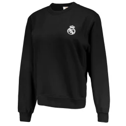 Femme OSDM Sweats^Sweat-shirt court pour femmes ECO Essentials Real Madrid Black Shield