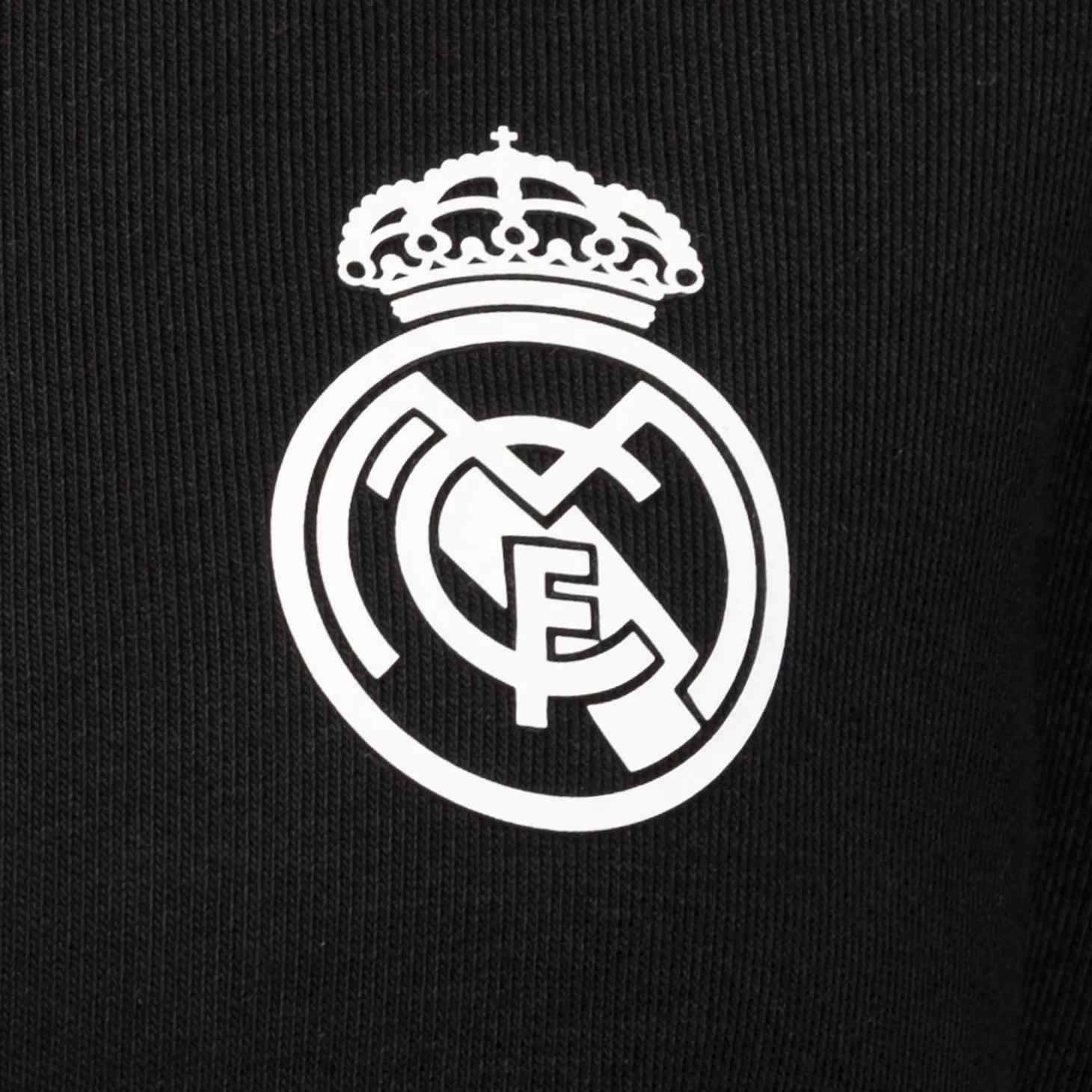Femme OSDM Sweats^Sweat-shirt court pour femmes ECO Essentials Real Madrid Black Shield