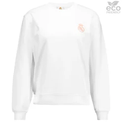 Femme OSDM Sweats^Sweat-shirt court pour femmes ECO Essentials Real Madrid Shield White