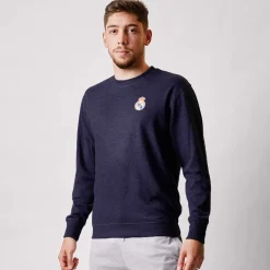 Homme T&F Sweats^Sweat-Shirt Essentials Color Écusson Bleu Marine Hommes