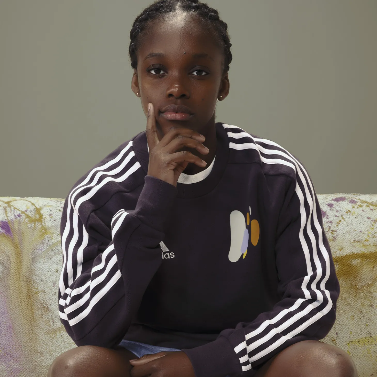 Homme Adidas España, S.A.U Sweats^Sweatshirt Homme adidas Artist Pack Bleu Marine 24/25