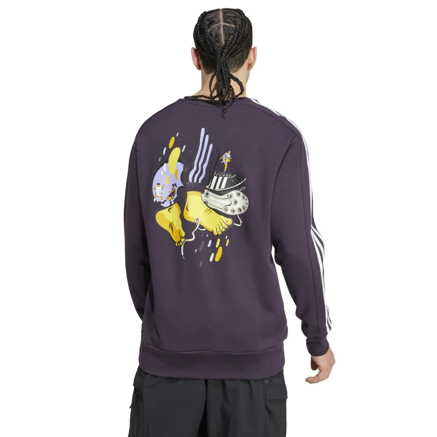 Homme Adidas España, S.A.U Sweats^Sweatshirt Homme adidas Artist Pack Bleu Marine 24/25