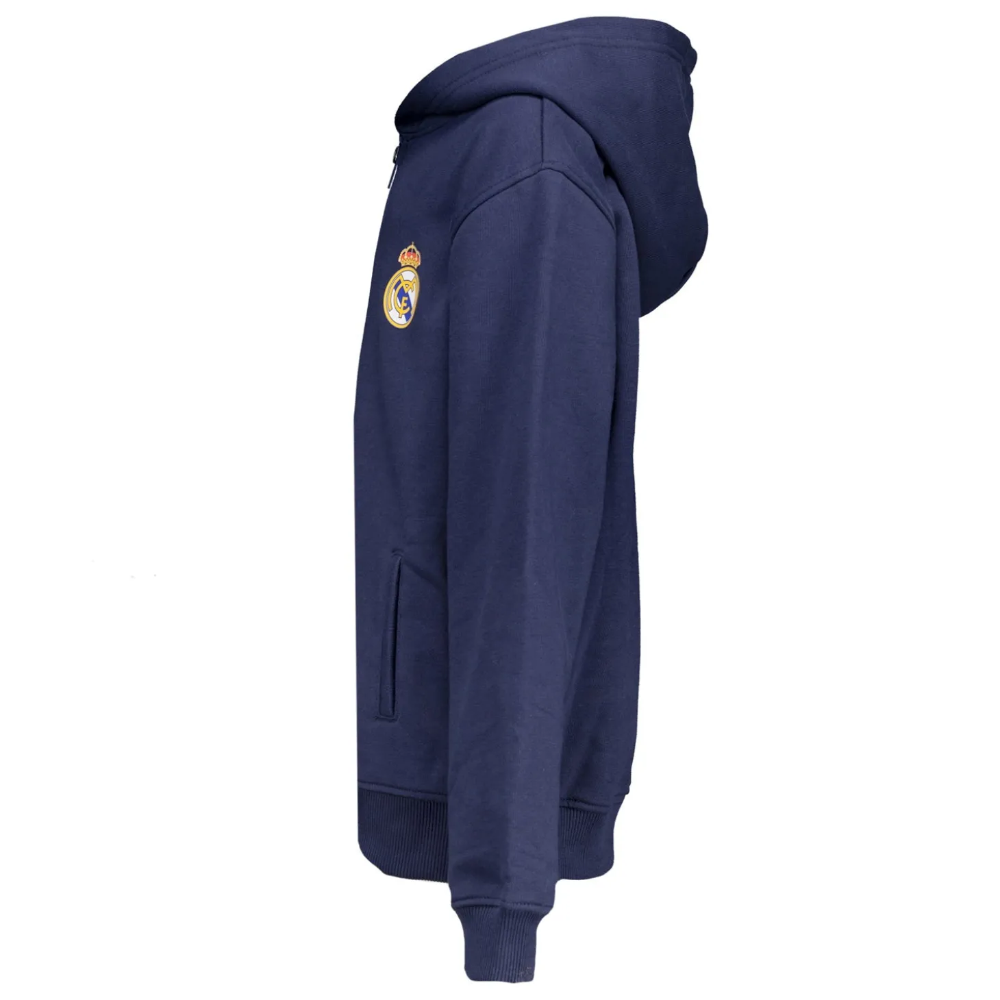 Enfant OSDM Sweats^Sweatshirt Hoodie Zipper Kids ECO Essentials Real Madrid Shield Blue