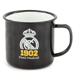 JLK Merchandising, S.L. Vaisselle^Tasse Métallique 1902 350ml Noir