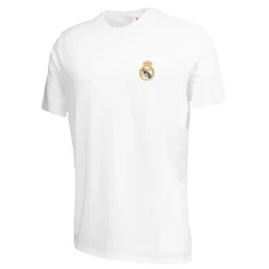 Homme OSDM T-Shirts^T-shirt blanc pour hommes ECO Essentials Real Madrid Armoiries Couleur