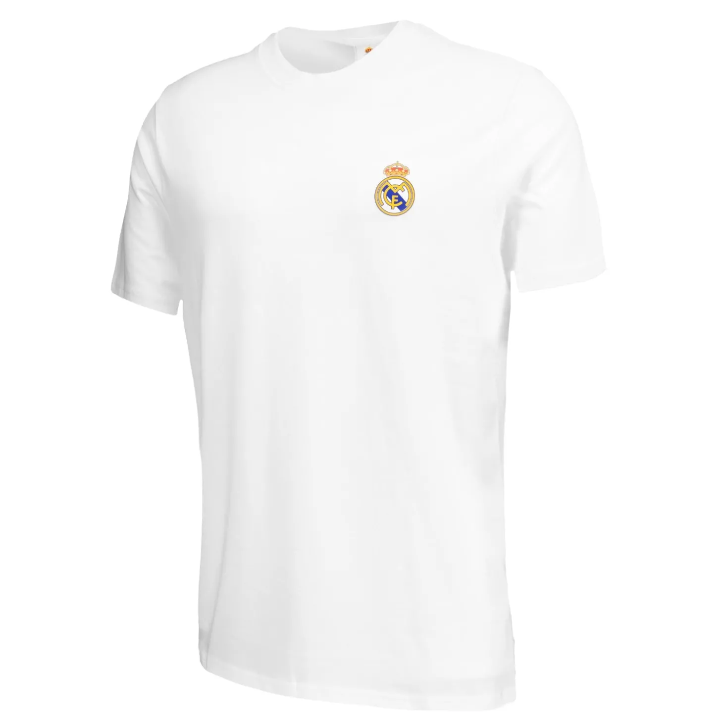 Homme OSDM T-Shirts^T-shirt blanc pour hommes ECO Essentials Real Madrid Armoiries Couleur