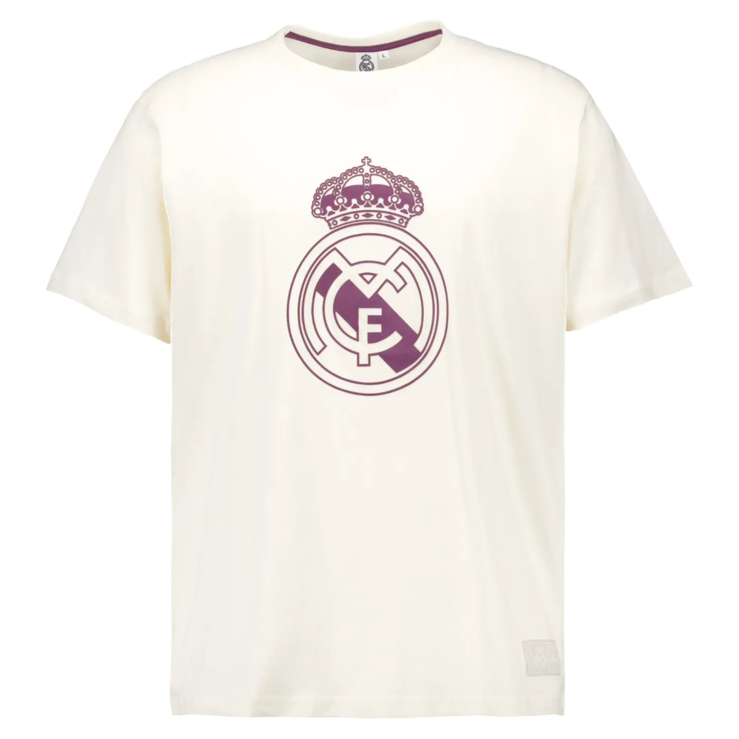 Homme Sport Design Sweden AB T-Shirts^T-Shirt Color Crest Real Madrid Blanc Cassé homme