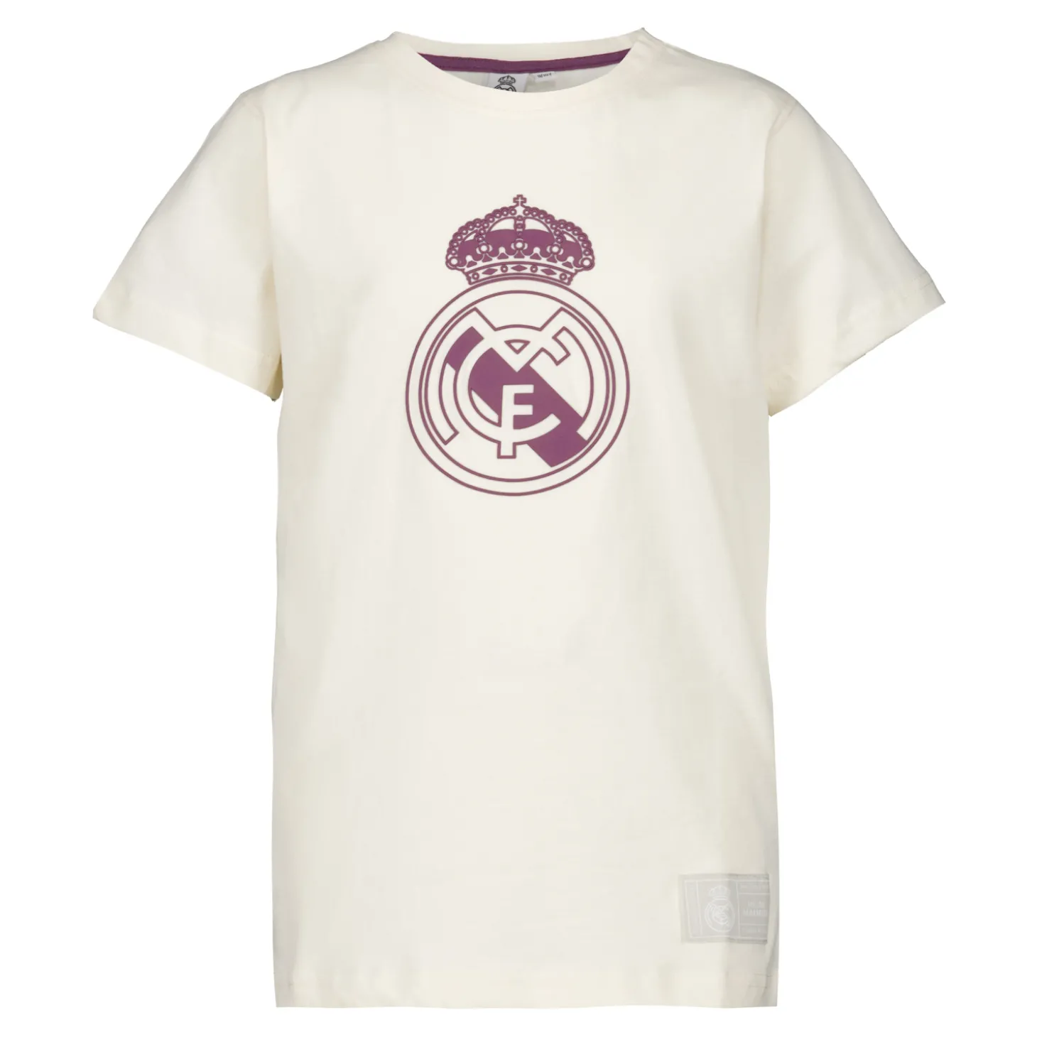 Enfant Sport Design Sweden AB T-Shirts^T-Shirt Color Crest Real Madrid Blanc Cassé enfant