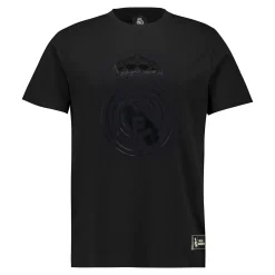 Homme MBA Solutions T-Shirts^T-Shirt Écusson Real Madrid Blackout Noir hommes