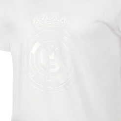 Homme MBA Solutions T-Shirts^T-Shirt Écusson Real Madrid Blackout Blanc hommes