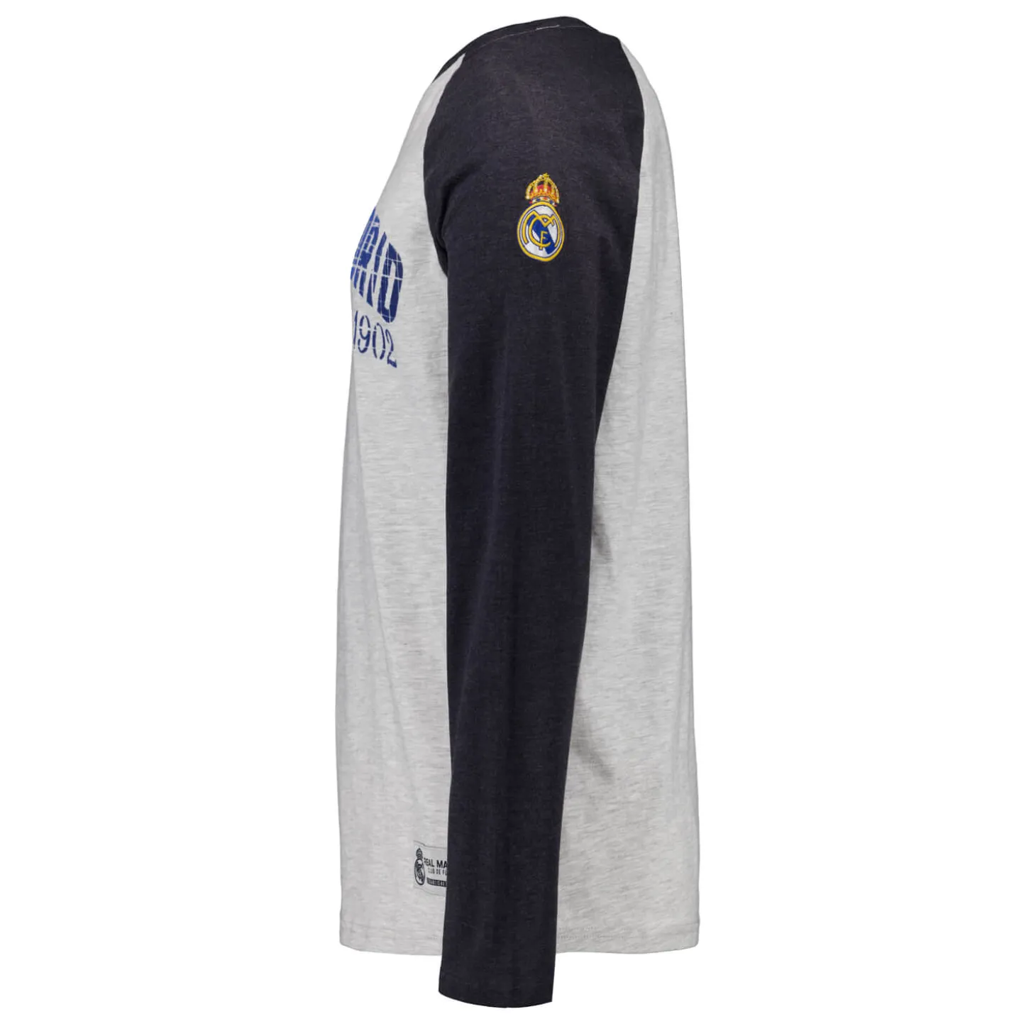 Homme MBA Solutions T-Shirts^T-Shirt Manches Longues Imprimé Baseball Real Madrid Blanc Cassé hommes