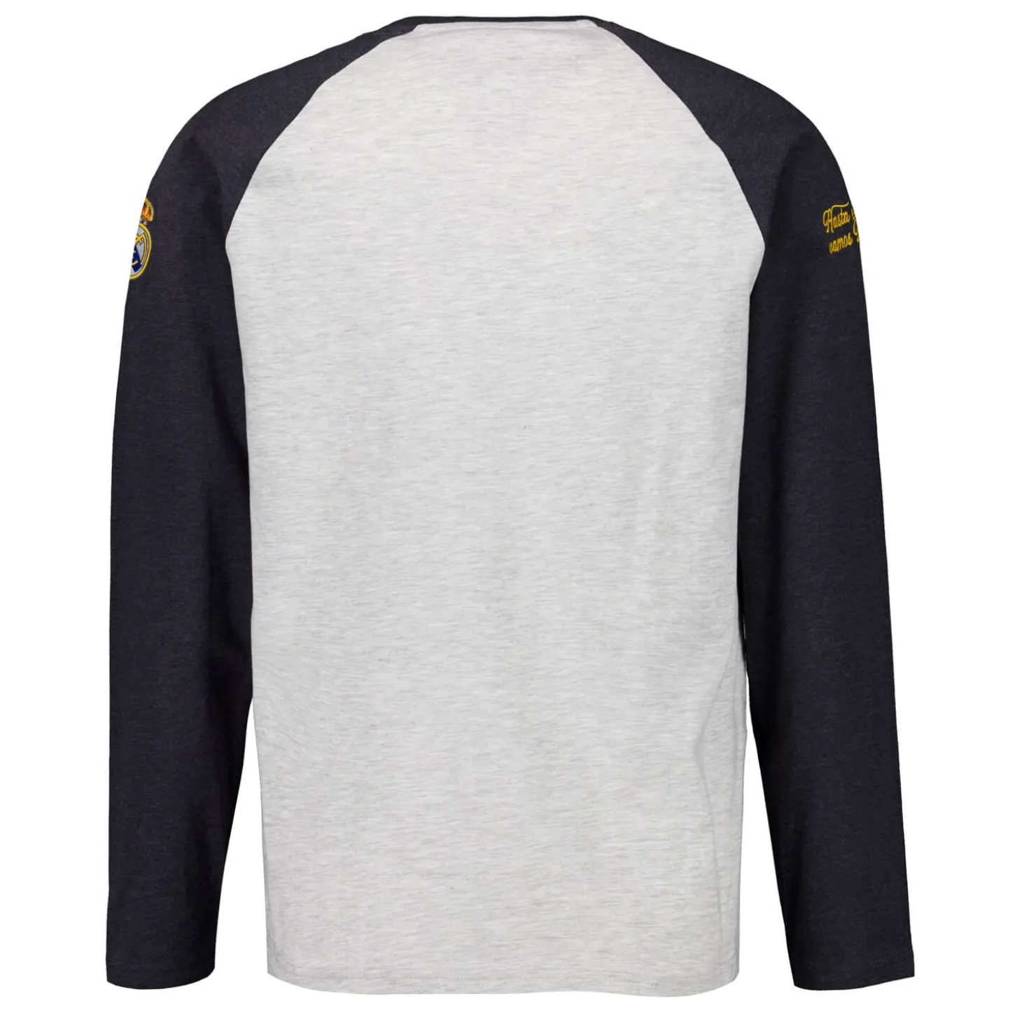 Homme MBA Solutions T-Shirts^T-Shirt Manches Longues Imprimé Baseball Real Madrid Blanc Cassé hommes