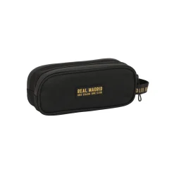 SAFTA S.A. Papeterie^Étui double noir/moutarde Real Madrid