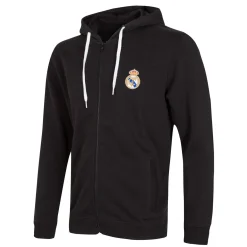 Homme T&F Sweats^Veste à Capuche Essentials Color Écusson Noir Hommes