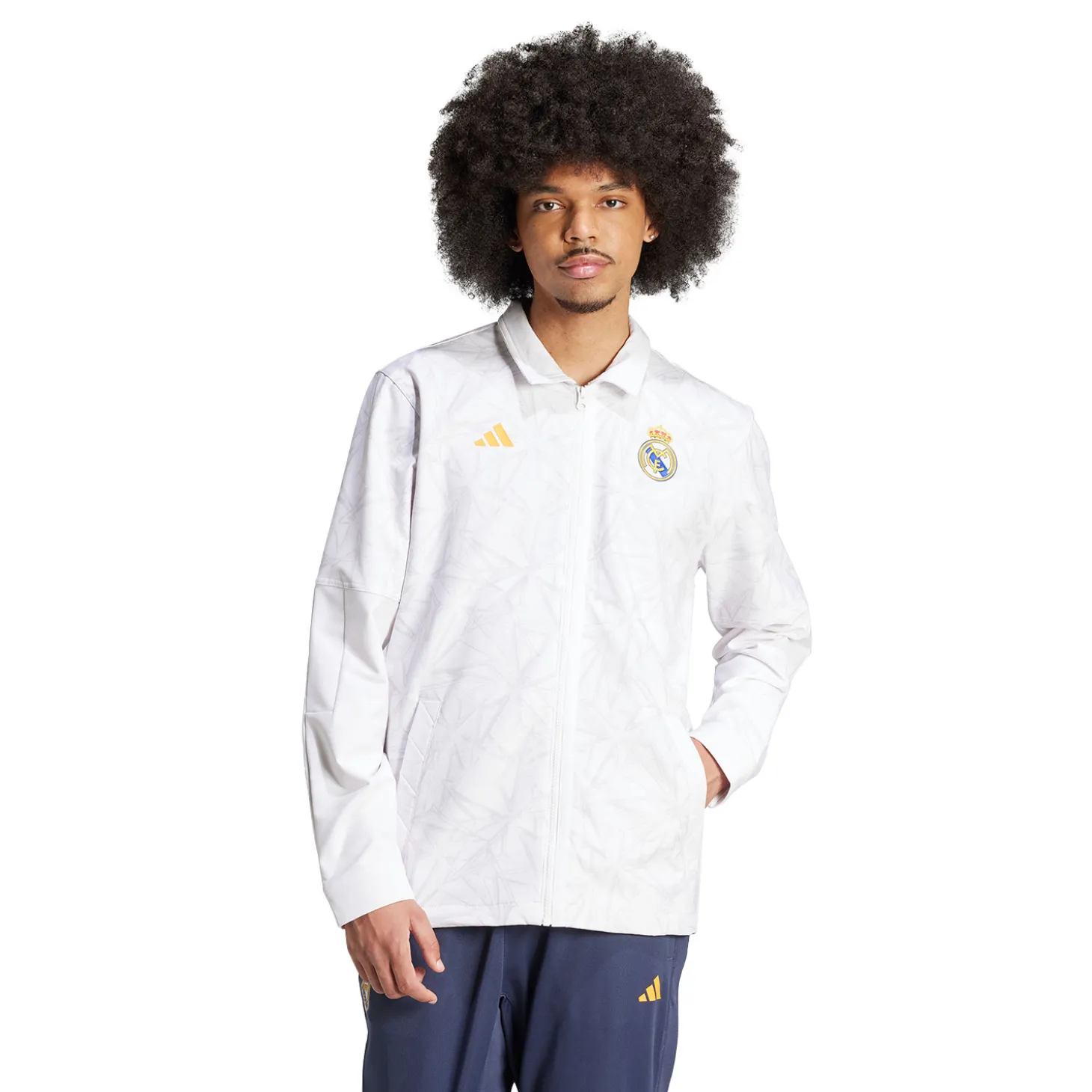 Homme Adidas España, S.A.U Vestes|Vestes^Veste d'échauffement Real Madrid Basketball