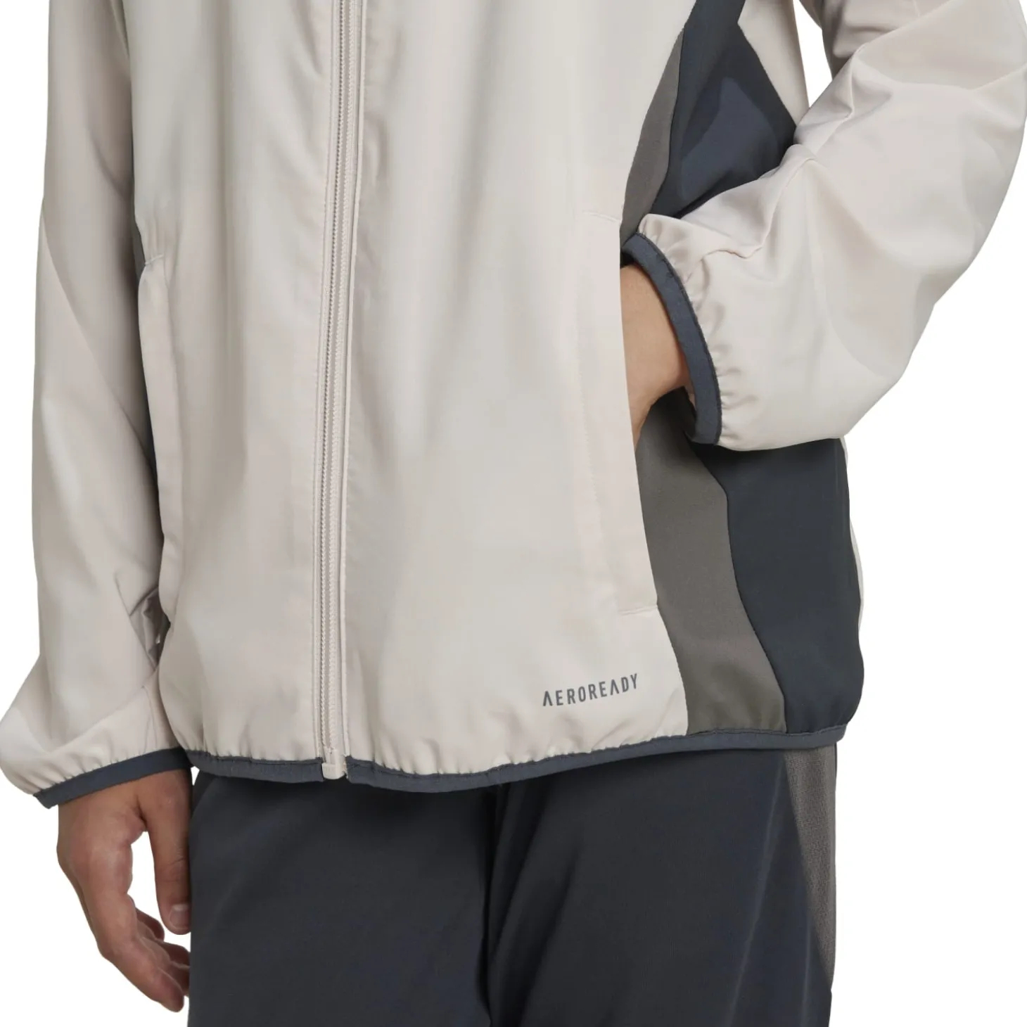 Enfant Adidas España, S.A.U Survêtements|Survêtements^Veste de Survêtement Entraînement LDC 24/25 Beige jeunes