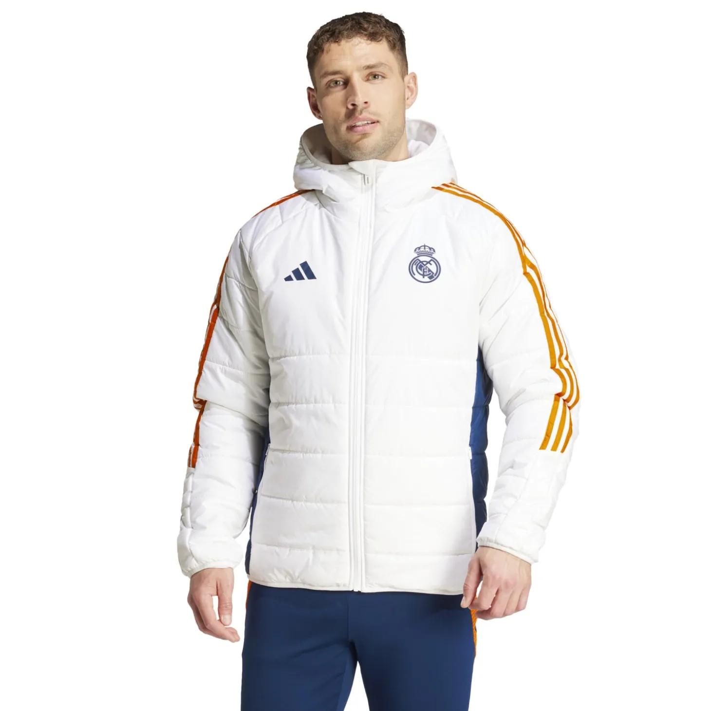 Homme Adidas España, S.A.U Vestes|Vestes^Veste d'Hiver Entraînement 24/25 Blanc hommes