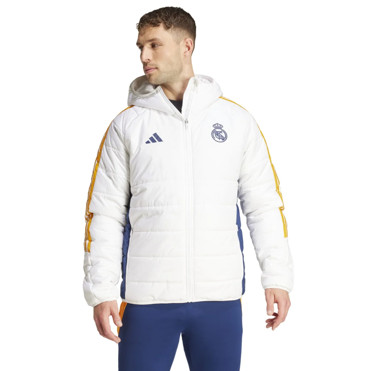 Homme Adidas España, S.A.U Vestes|Vestes^Veste d'Hiver Entraînement 24/25 Blanc hommes