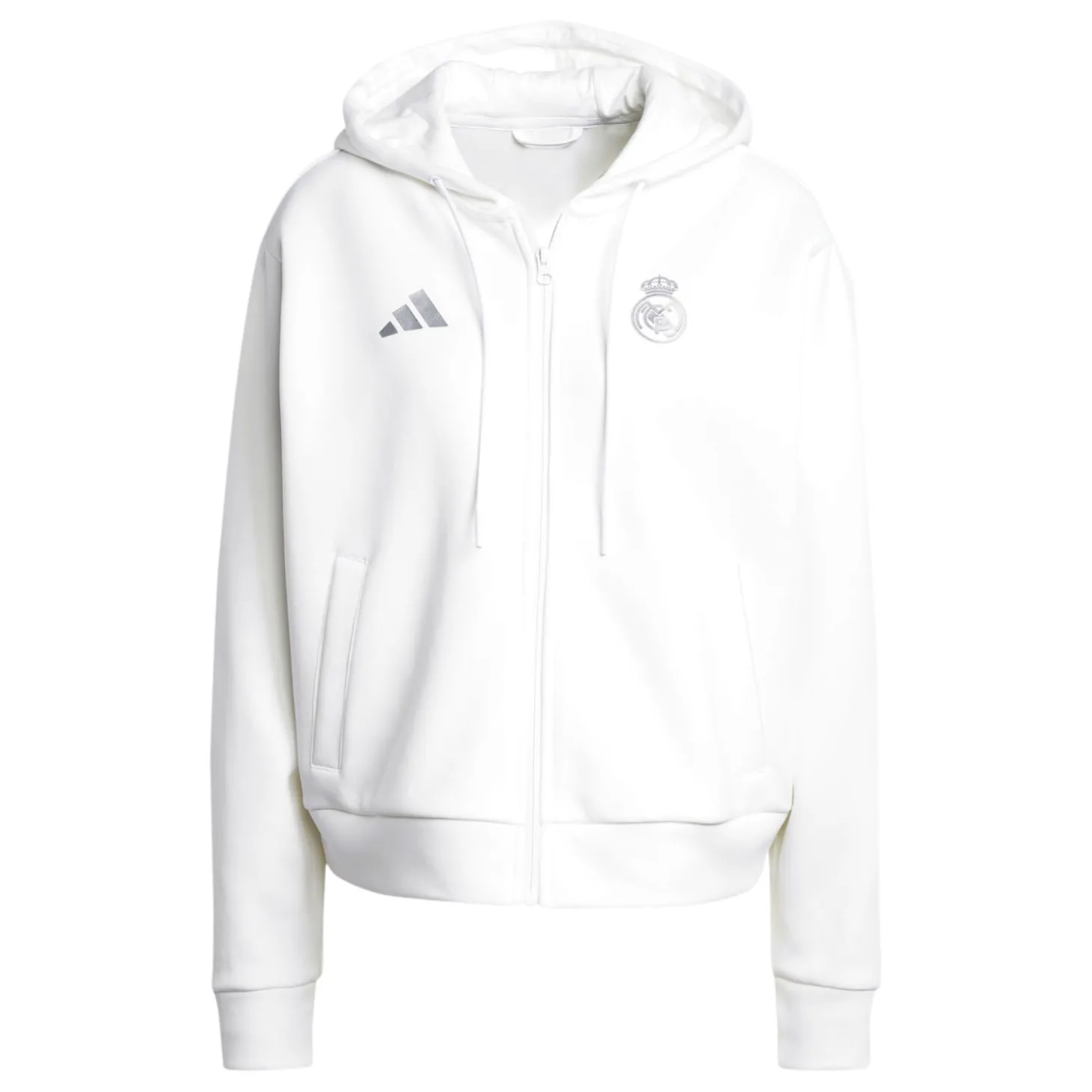 Femme Adidas España, S.A.U Survêtements|Vestes^Veste Hymne 24/25 Blanc femmes