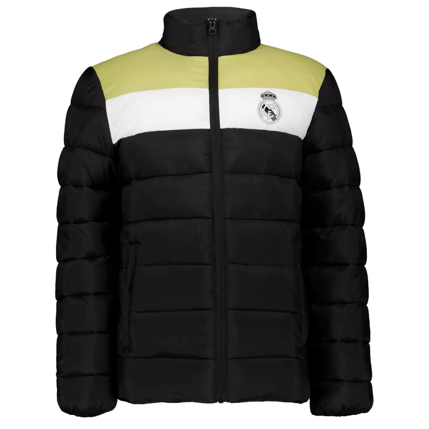 Enfant MBA Solutions Vestes^Veste Matelassée à Capuche Outerwear Real Madrid Bloc Noir enfants