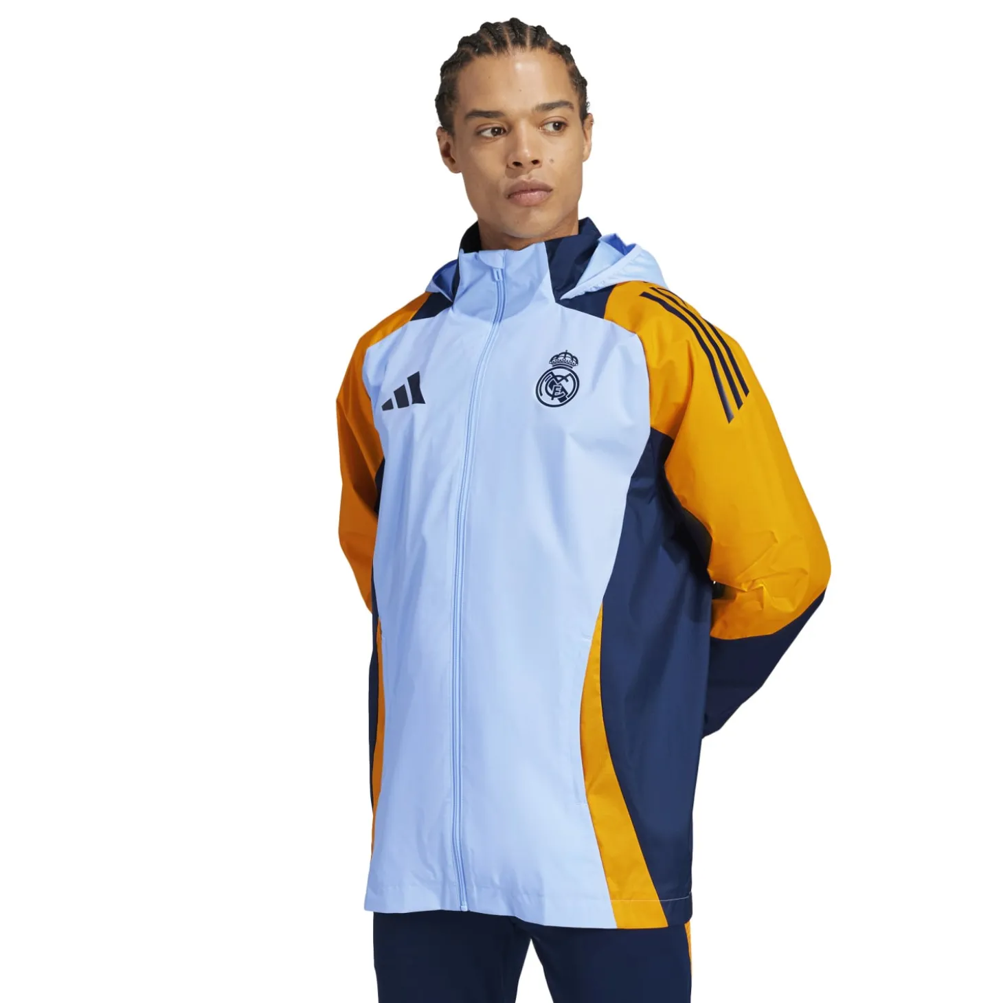 Homme Adidas España, S.A.U Vestes|Vestes^Veste Tout Temps Entraînement 24/25 Bleu hommes