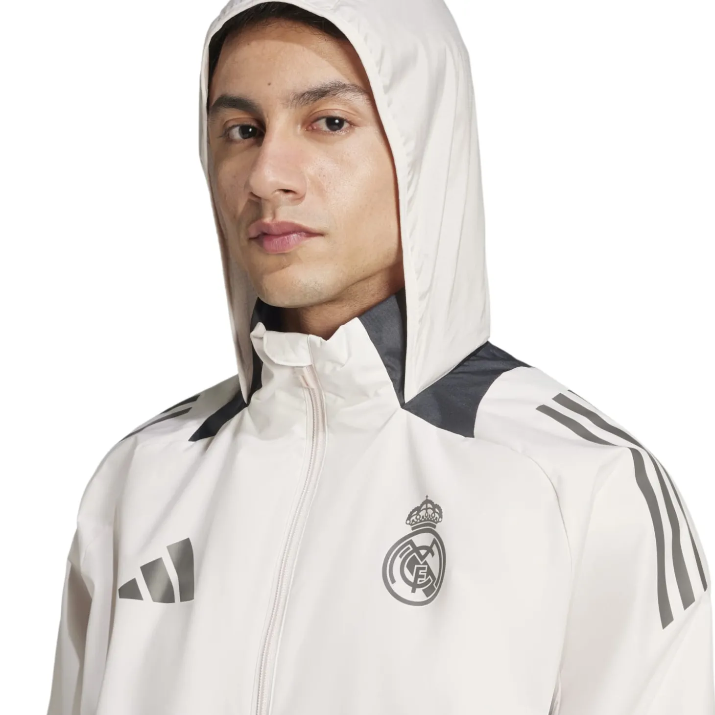 Homme Adidas España, S.A.U Vestes|Vestes^Veste Tout-Temps Entraînement LDC 24/25 Beige hommes